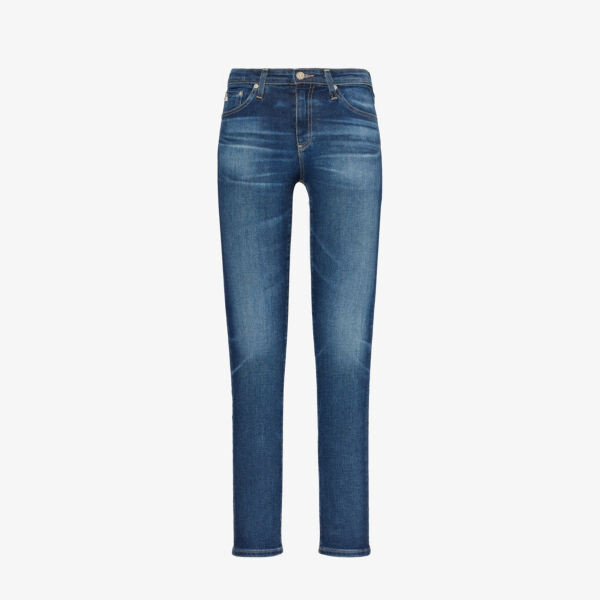 

Джинсы узкого кроя prima из эластичного денима со средней посадкой Ag Jeans, цвет 11 years journey