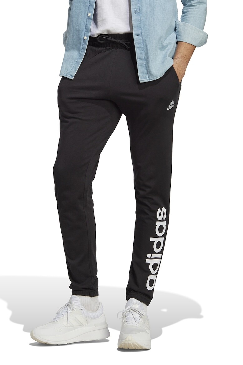 

Спортивные брюки с логотипом и галстуком Adidas Sportswear, черный