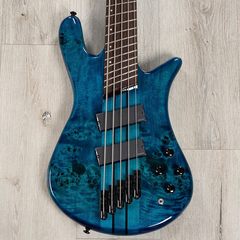 

Басс гитара Spector NS Dimension 5 Multi-Scale 5-String Bass, Wenge Fretboard, Black & Blue