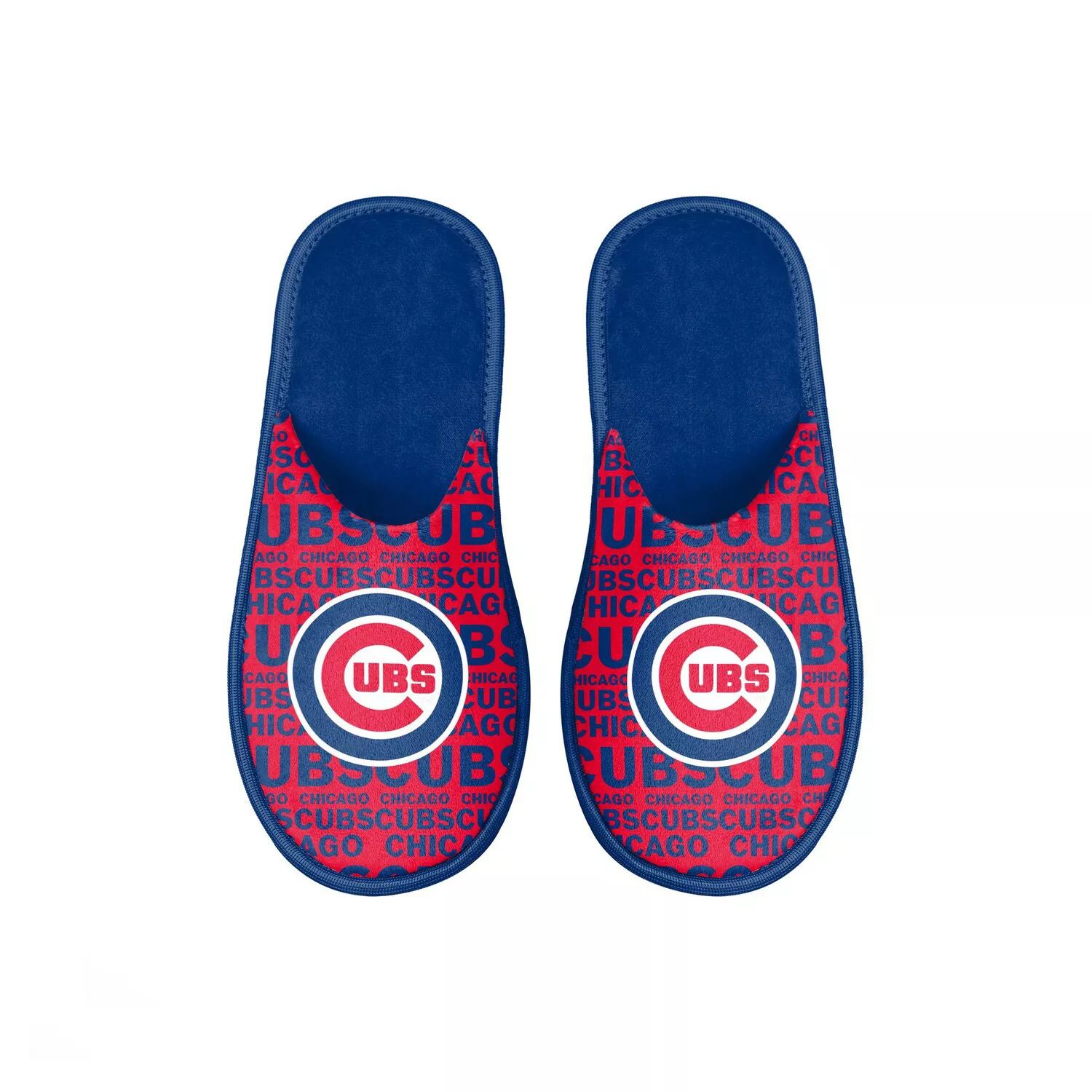 

Молодежные шлепанцы FOCO Chicago Cubs с надписью Scuff Unbranded