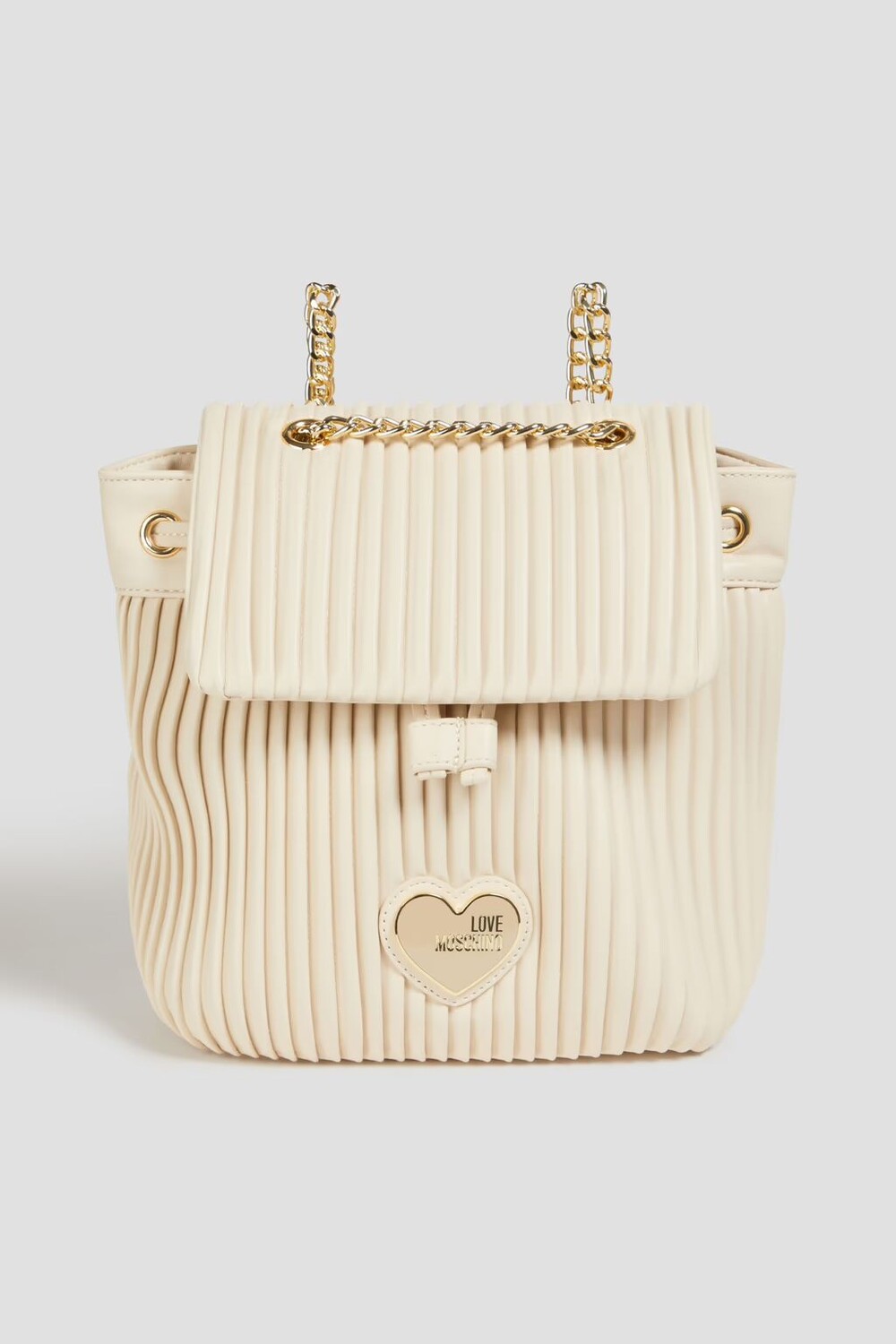 

Стеганый рюкзак из искусственной кожи Love Moschino, слоновая кость