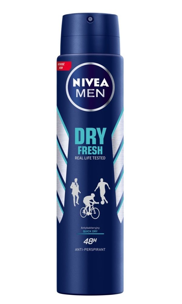 Nivea Men Dry Fresh антиперспирант для мужчин, 250 ml