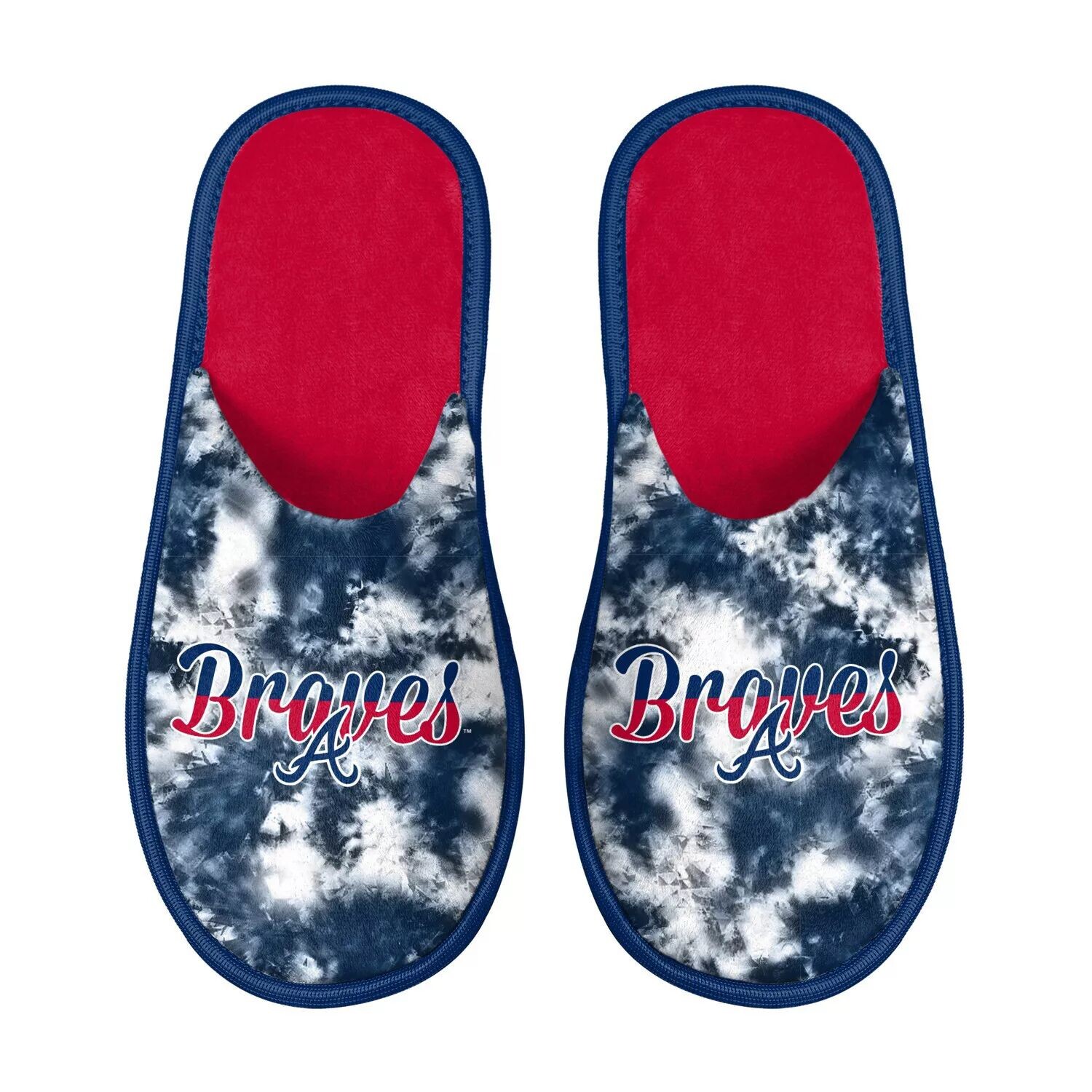 

Женские шлепанцы FOCO Atlanta Braves Team Scuff