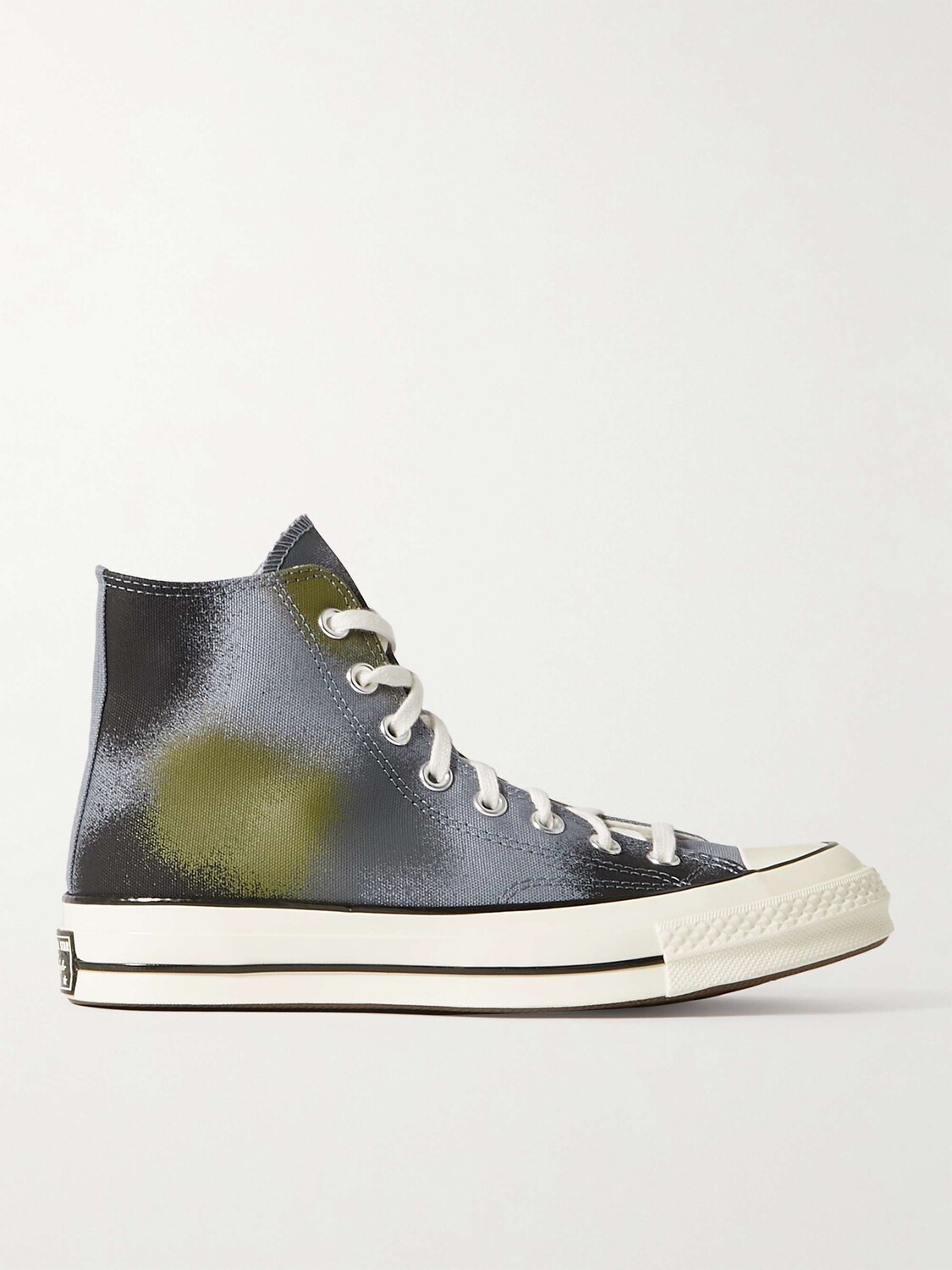 

Высокие парусиновые кроссовки Chuck 70 Spray Paint CONVERSE, серый