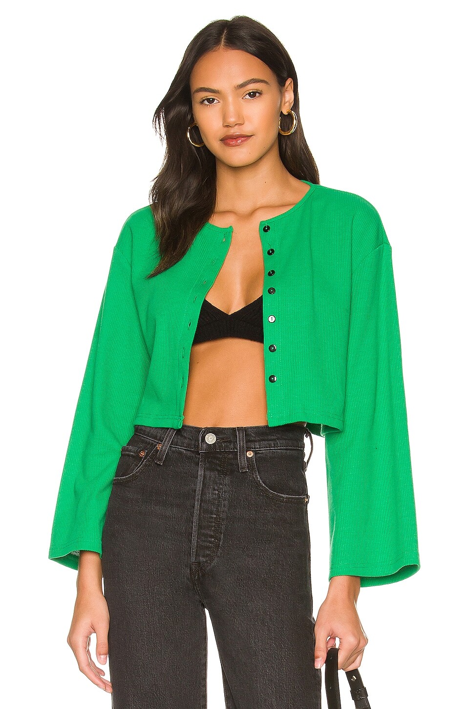 

Топ superdown Mina Button Down, зеленый