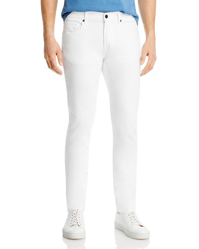 

Зауженные джинсы узкого кроя 7 For All Mankind Luxe Performance Plus Slimmy, белый