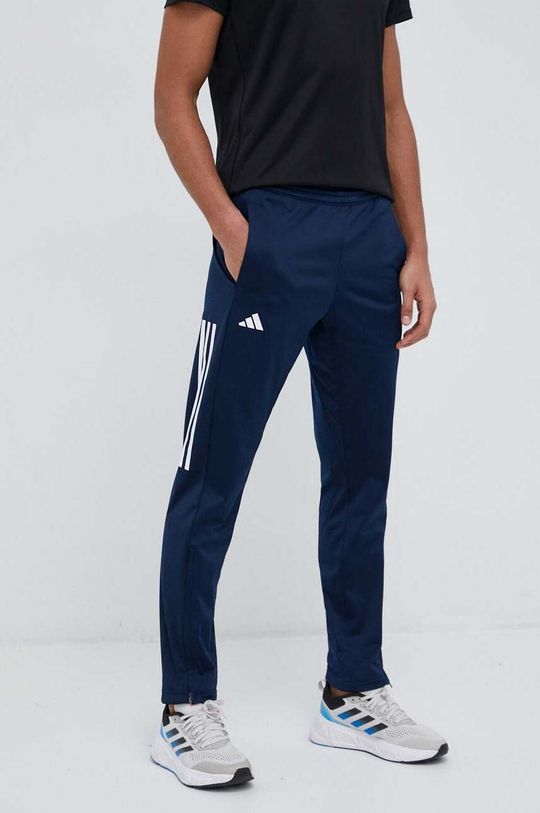 Тренировочные брюки с 3 полосками adidas Performance, темно-синий