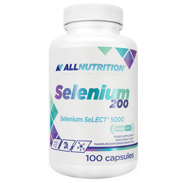 Allnutrition Selenium 200подготовка волос, кожи и ногтей, 100 шт. swanson селен l селенометионин 100 мкг 300 капсул