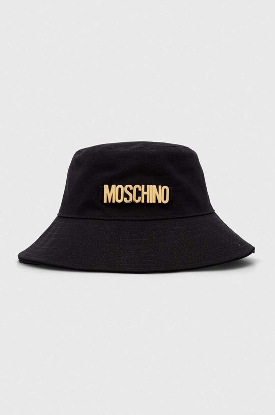 

Хлопковая шапка Moschino, черный