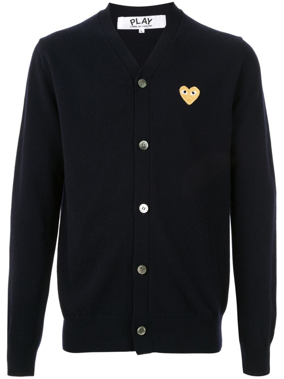 

Кардиган с вышитым логотипом Comme Des Garçons Play, синий