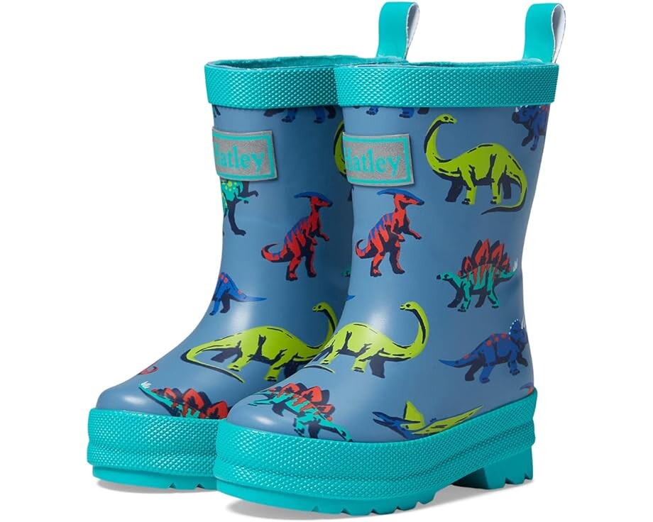 

Ботинки Hatley Dangerous Dinos Matte Rain Boots, синий