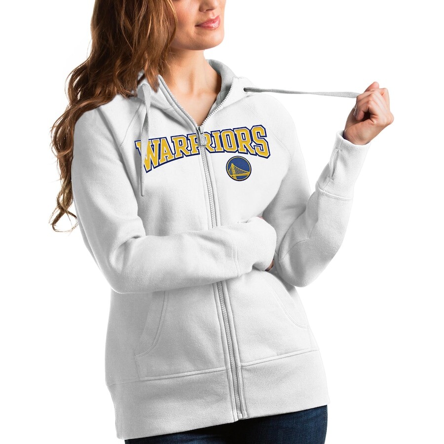 

Толстовка на молнии Antigua Golden State Warriors, белый