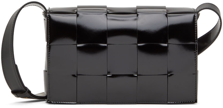 

Черная сумка-кассета Intreccio Bottega Veneta