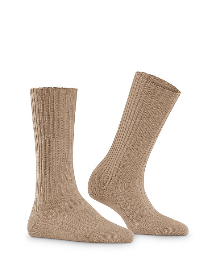 Уютные шерстяные носки в рубчик Falke уютные шерстяные носки falke цвет bordeaux