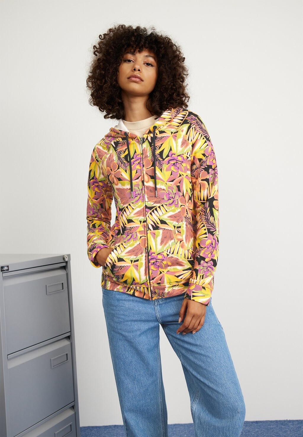 

Толстовка на молнии DIVE DEEP HOODIE Roxy, антрацит