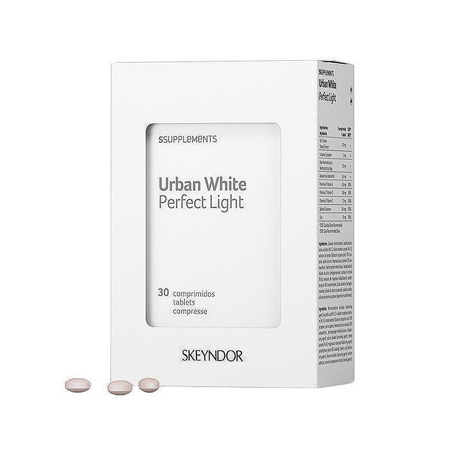 Крем против пятен на коже Urban white perfect light supplements Skeyndor, 30 шт цена и фото