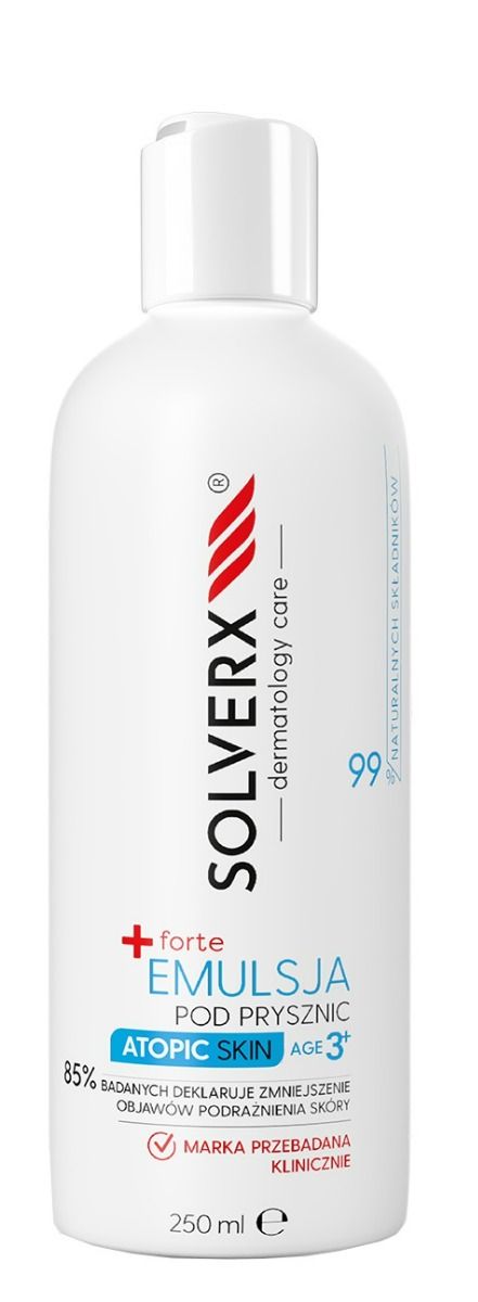 цена Solverx Atopic Skin Forte моющая эмульсия, 250 ml