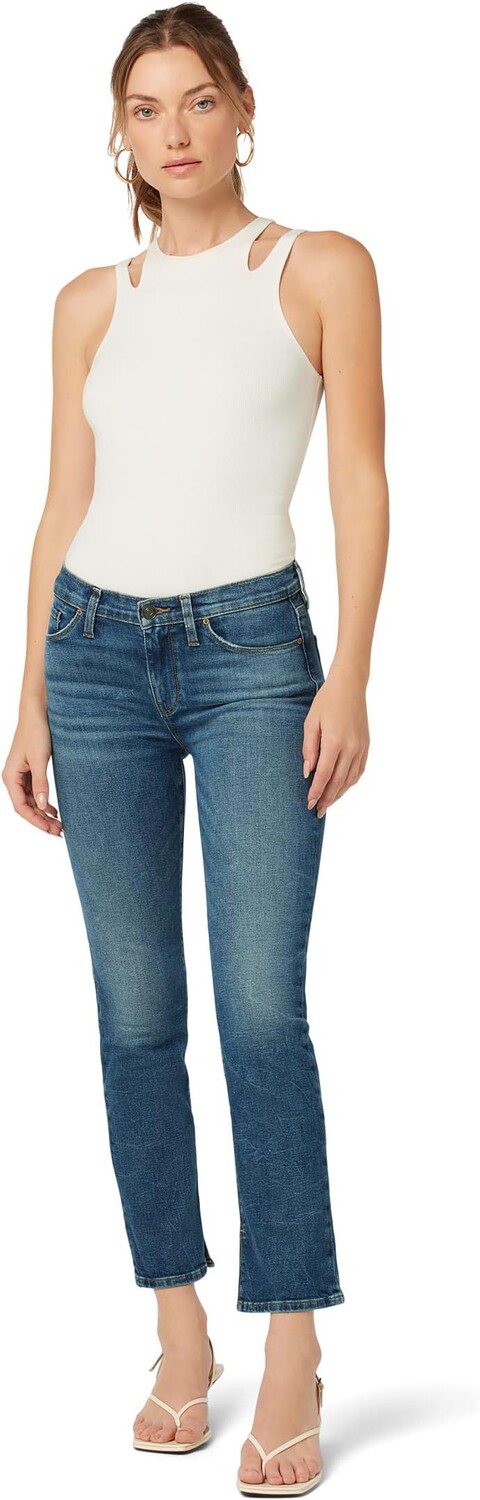 

Джинсы Hudson Jeans Nico Mid-Rise Straight Ankle in Good Times, цвет Good Times