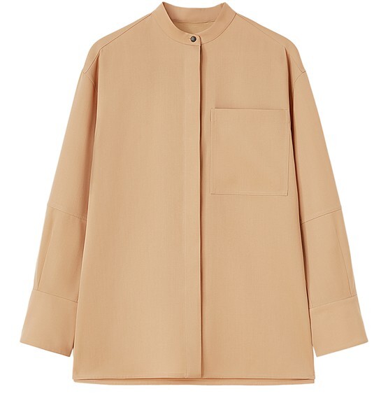 

Рубашка Jil Sander, темно-бежевый