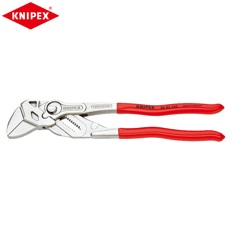 KNIPEX Импортированные из Германии универсальные плоскогубцы, гаечный ключ, хромированные плоскогубцы, крепежный инструмент 86 03 250