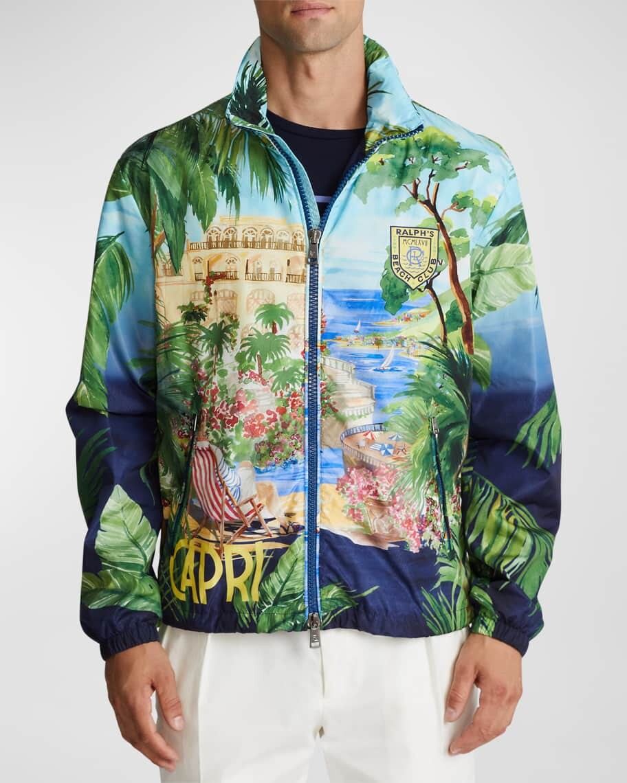 

Мужская куртка Glen Capri из нейлона Ralph Lauren Purple Label, Серый