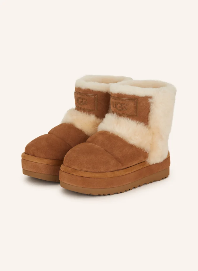 

Ботинки на платформе classic cloudpeak Ugg, коричневый