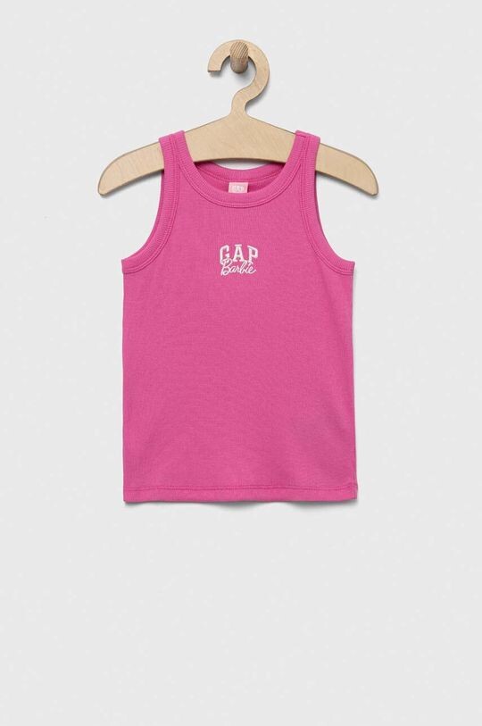 

Детский хлопковый топ GAP x Барби, фиолетовый