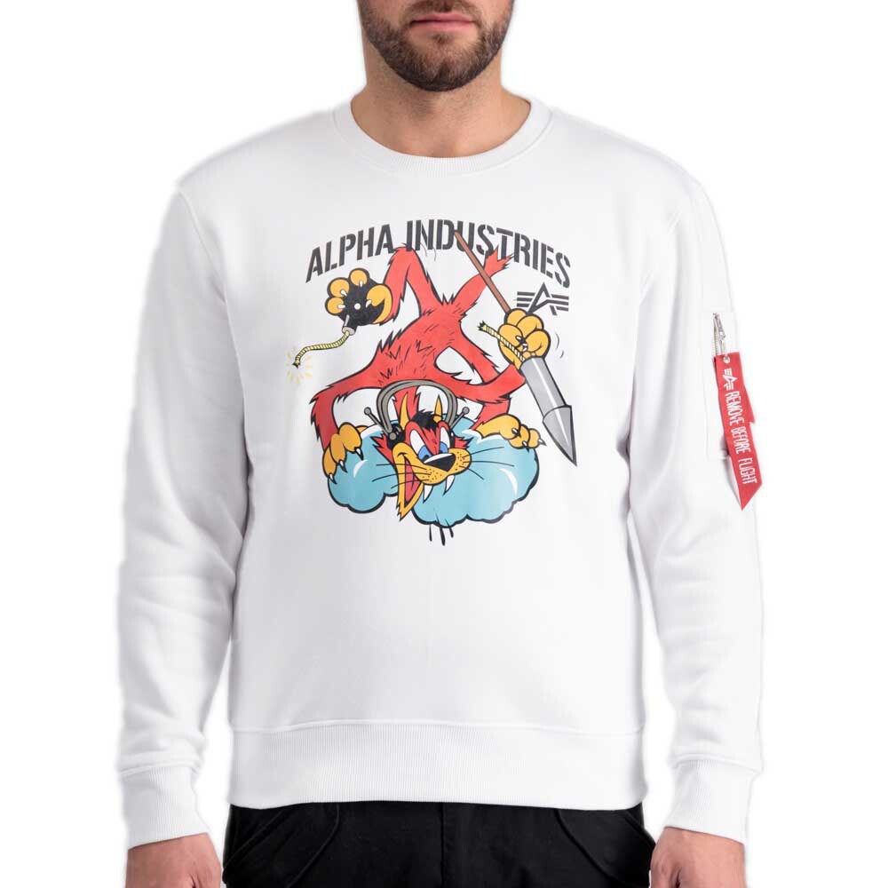 

Толстовка Alpha Industries Fighter Squadron, белый
