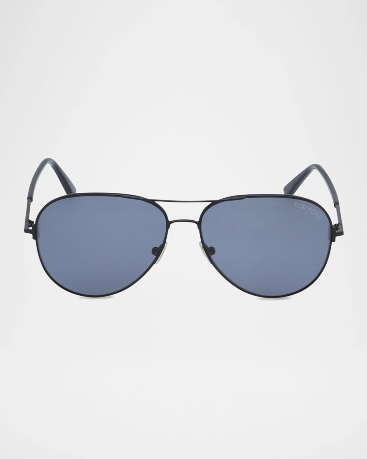 

Солнцезащитные очки-авиаторы Clark Metal Tom Ford, цвет Shiny Black Polar Smoke Lenses