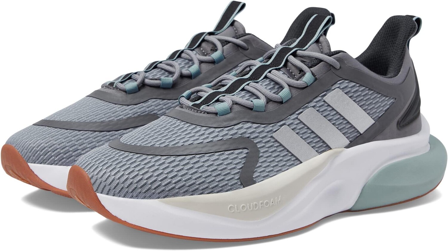 

Кроссовки Alphabounce+ adidas, цвет Grey/Silver Metallic
