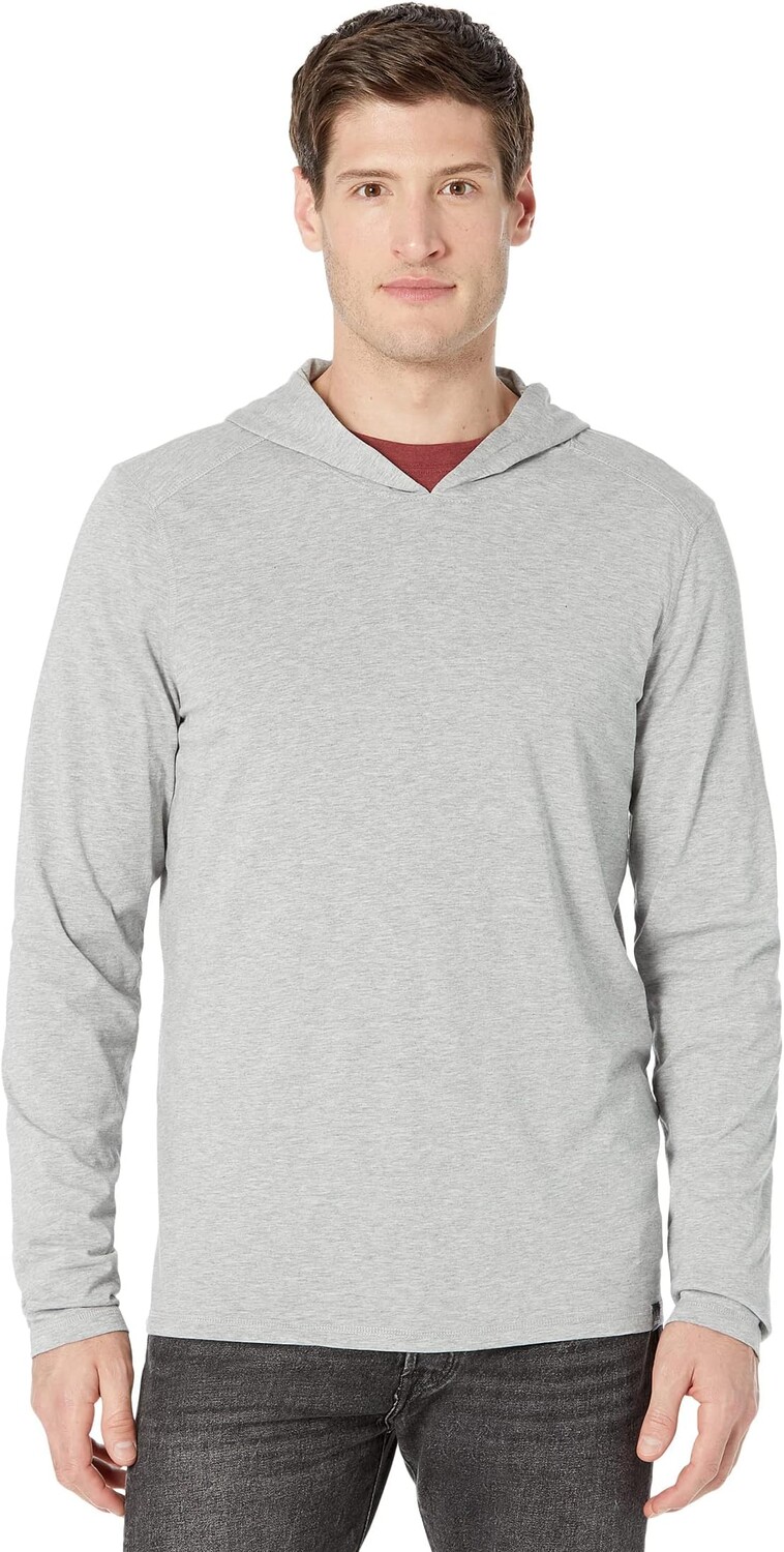 

Толстовка Prana prAna Hooded T-Shirt Standard Fit, цвет Medium Heather Grey