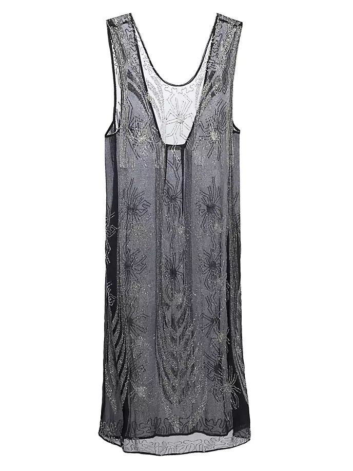 

Платье Deco с глубоким вырезом на гусеницах Bode, цвет black silver