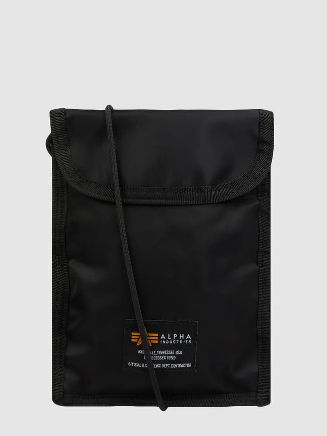 

Сумка через плечо с логотипом Alpha Industries, черный