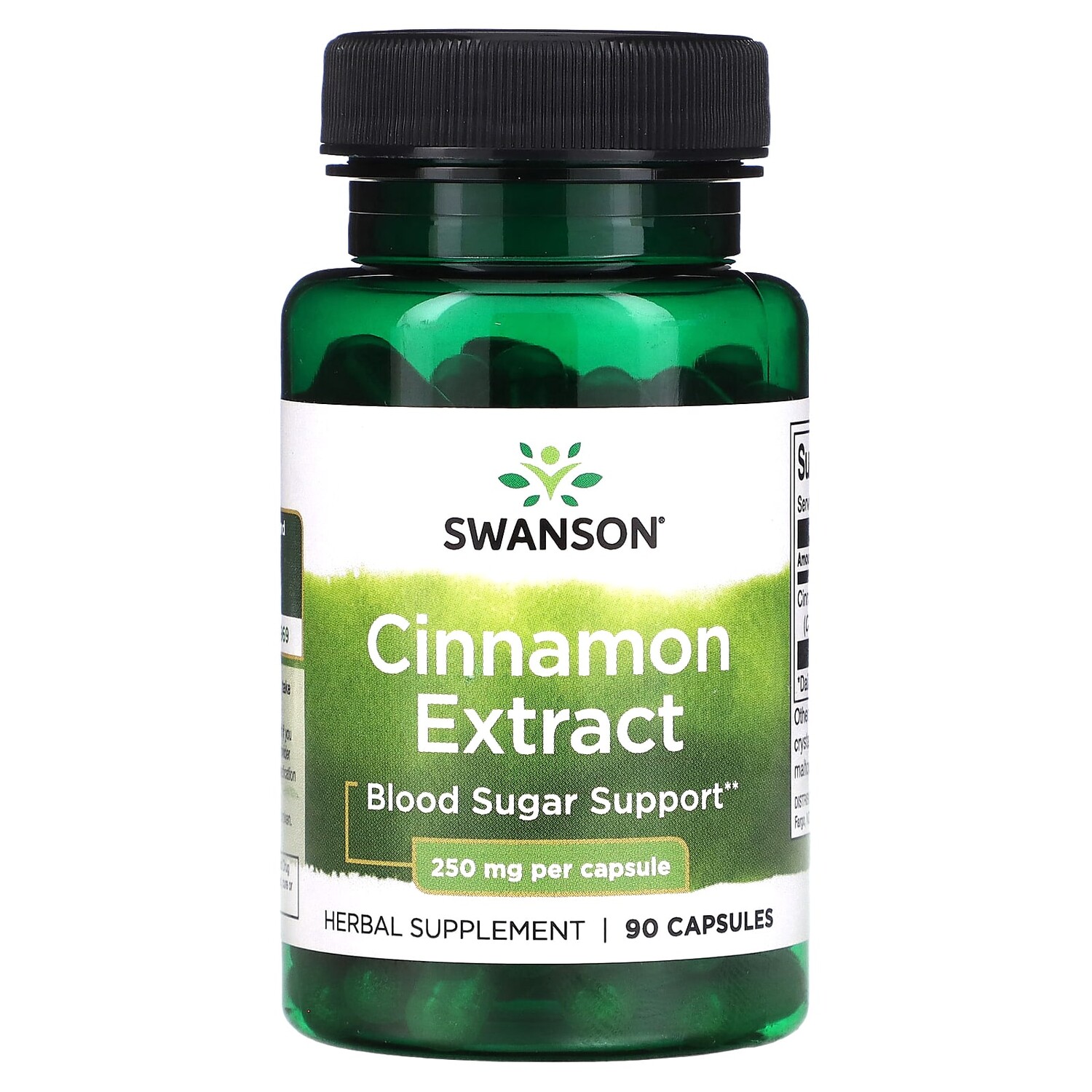 

Экстракт корицы, 250 мг, 90 капсул, Swanson