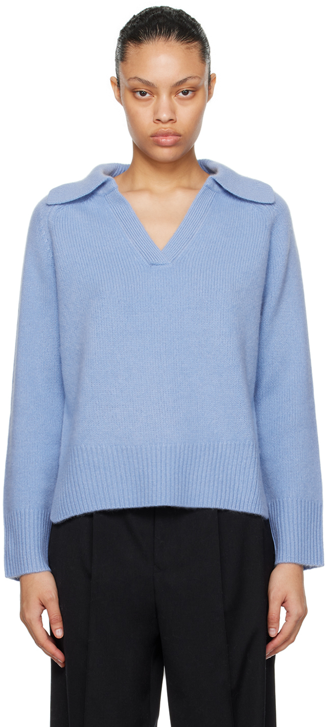Синий кашемировый свитер Jenna Arch4