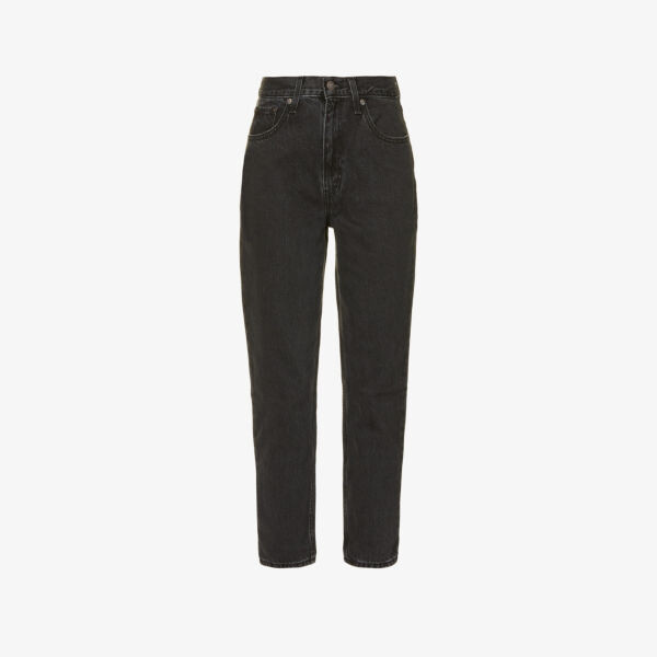 

Зауженные джинсы с завышенной талией в стиле 80s mom Levis, черный