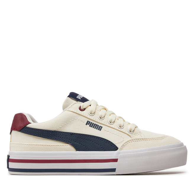 

Кроссовки Puma Court Classic Vulc Fs Jr 396558-01 Warm White/Puma Navy/Sugared Almond, экрю