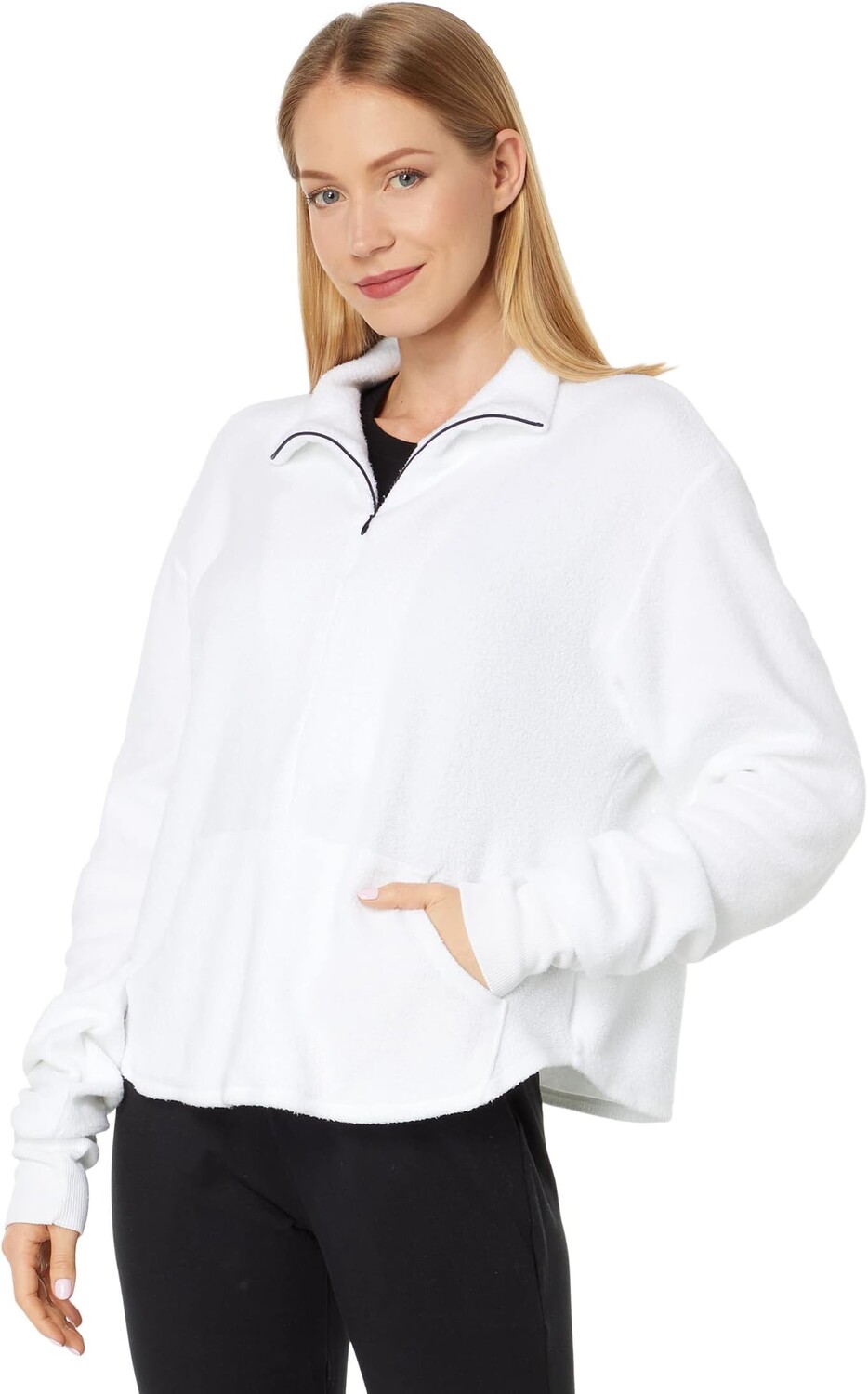 

Толстовка LAmade Bello Plush Modal Fleece 1/2 Zip, белый