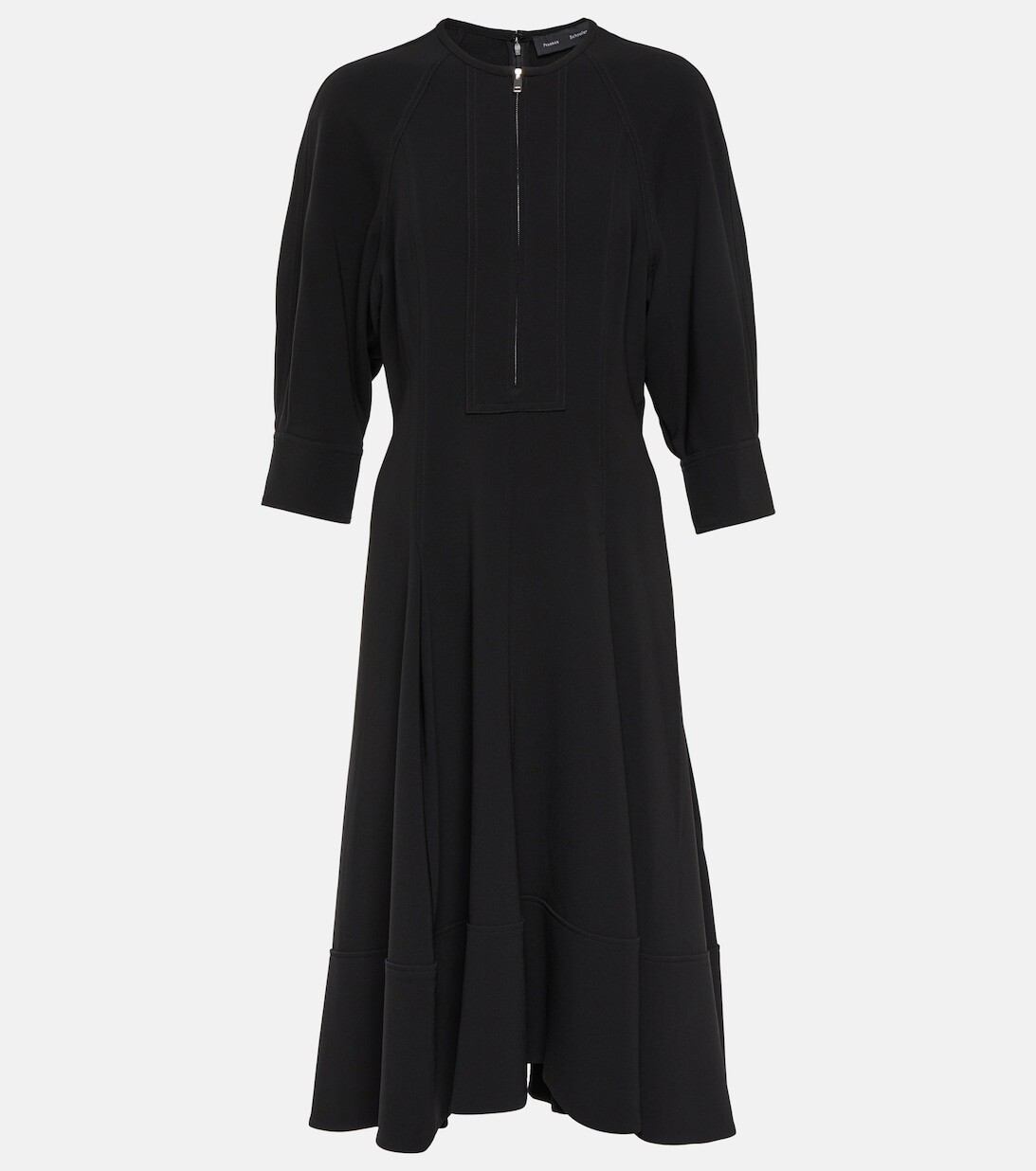 

Платье миди из крепа PROENZA SCHOULER, черный
