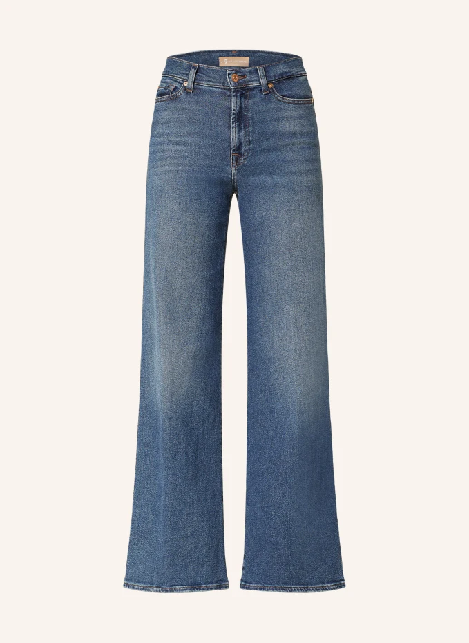 

Прямые джинсы лотта 7 For All Mankind, синий