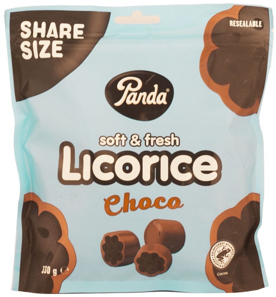 

Panda Soft & Fresh со вкусом лакрицы Шоколад 330г Orkla