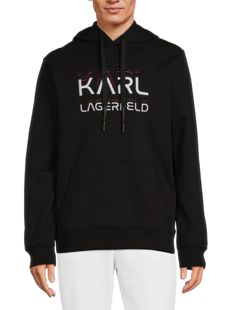 

Толстовка с логотипом и графическим рисунком Karl Lagerfeld Paris, черный