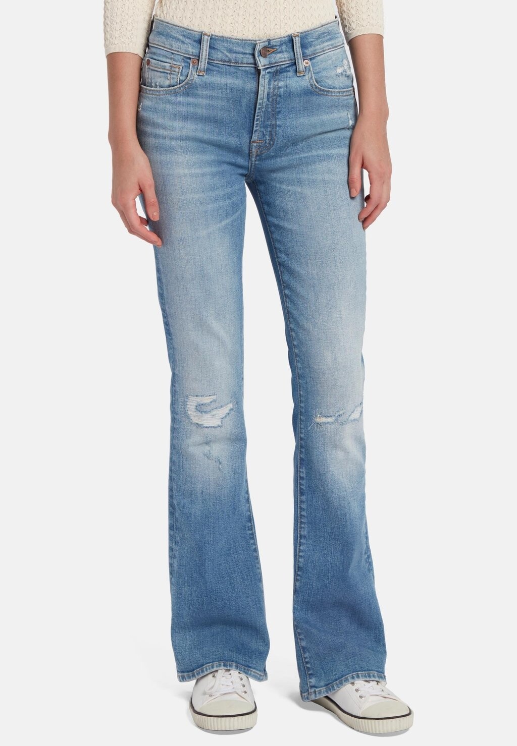 

Джинсы Bootcut TAILORLESS PAYPHONE 7 for all mankind, Светло-синий