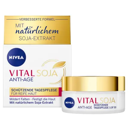 

Vital Soy Anti-Aging Дневной крем для лица Уход за лицом Разглаживает морщины 50 мл, Nivea