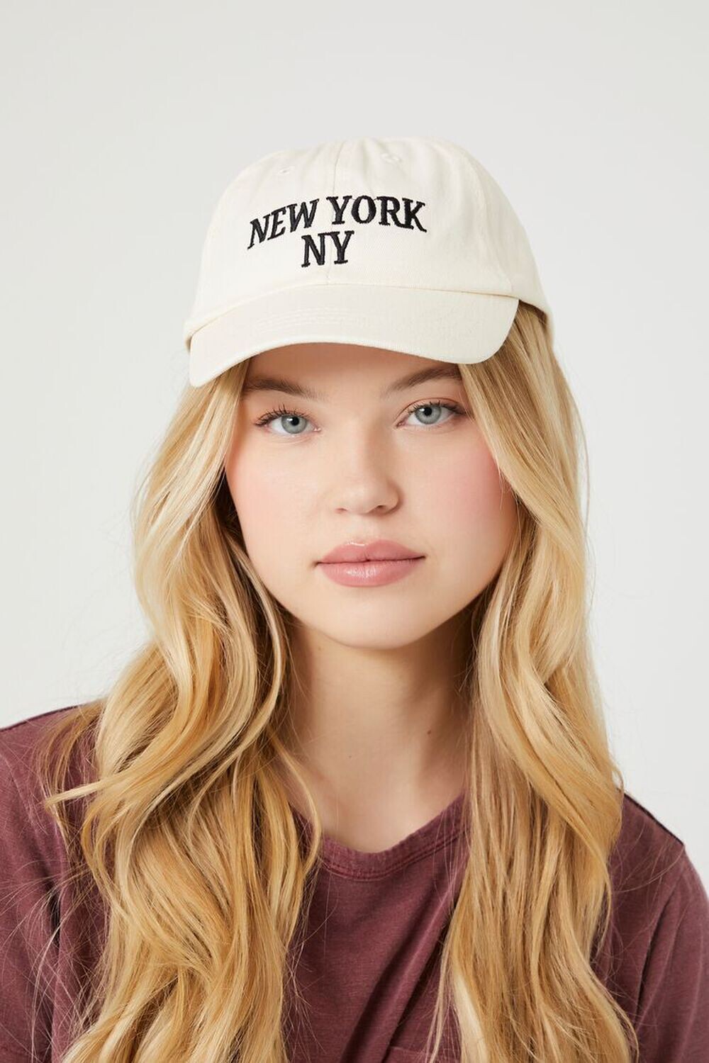

Детская бейсболка New York Forever 21, кремовый