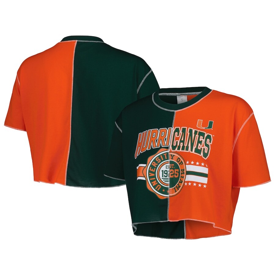 

Футболка с коротким рукавом ZooZatz Miami Hurricanes, зеленый