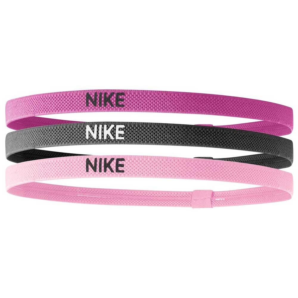 

Повязка на голову Nike Elastic 3 Pack, розовый