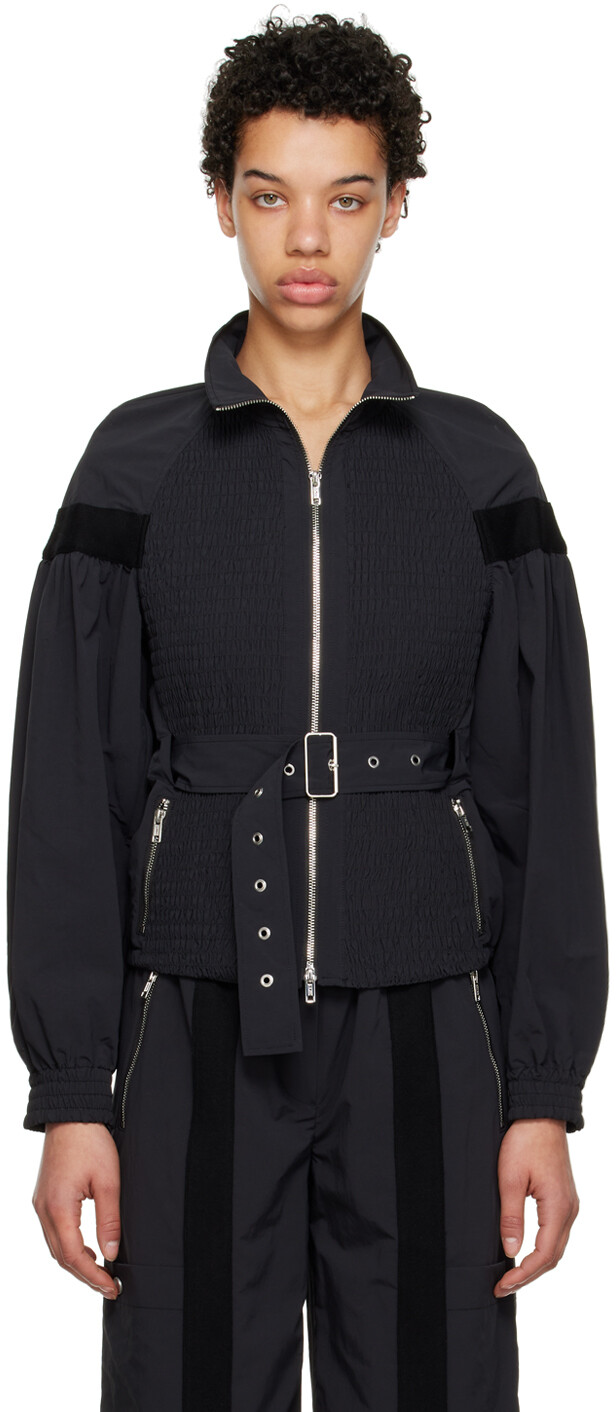 

Черная куртка с присборами 3.1 Phillip Lim, Черный