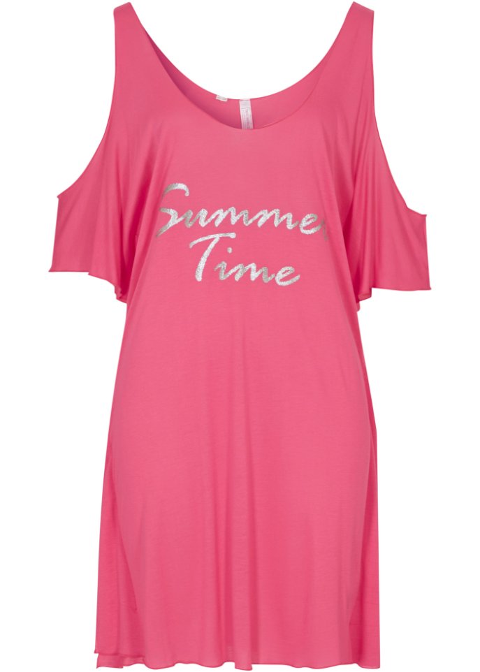 Пляжное платье с вырезами Bpc Selection, розовый махровая пляжная рубашка h