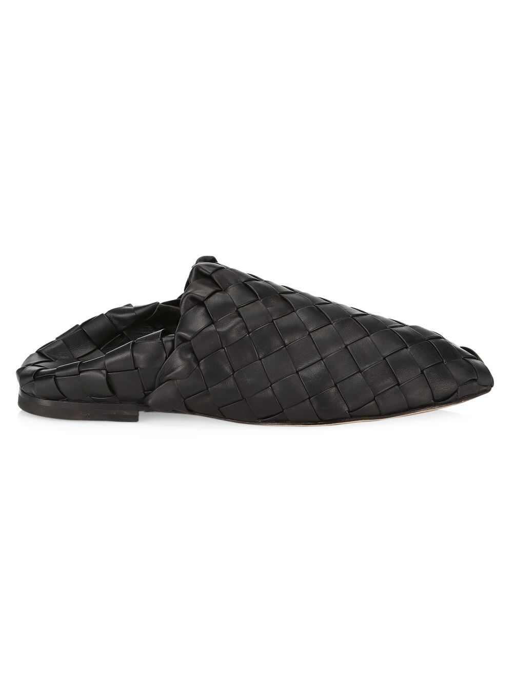 

Кожаные тапочки Intrecciato Bottega Veneta, неро